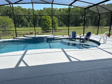All Seasons Pools custom inground pool build