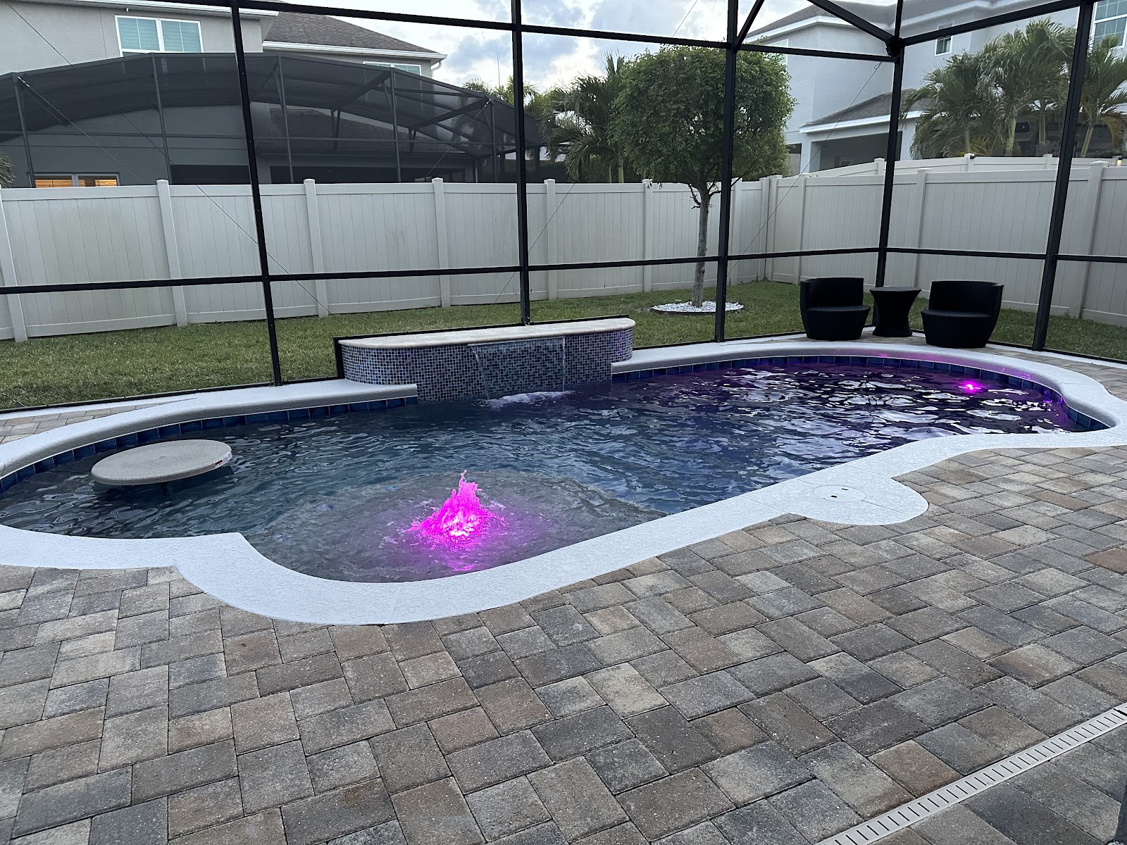 Bowles Custom Pools & Spas, Inc. pool construction site photo