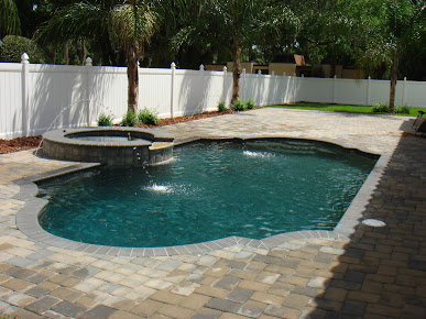 Caribbean Pools pool construction site photo