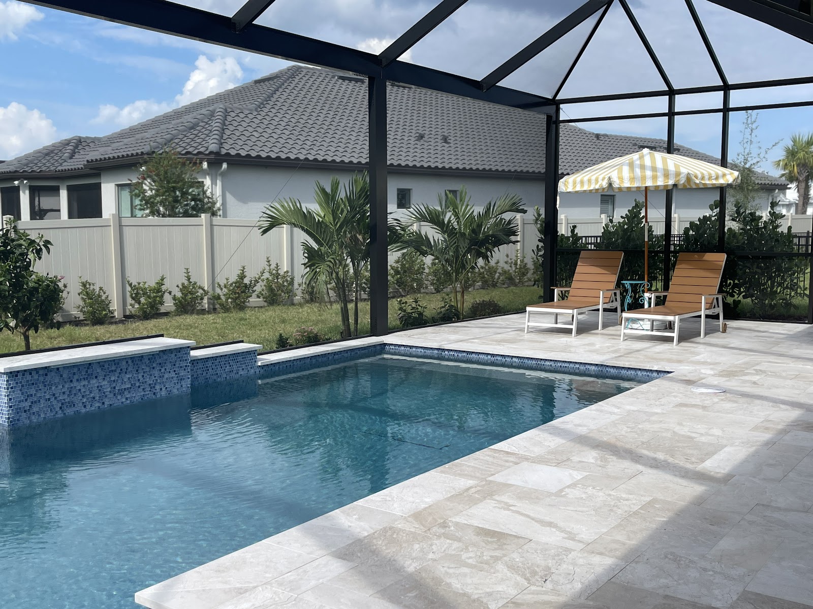 Cody Pools custom inground pool build