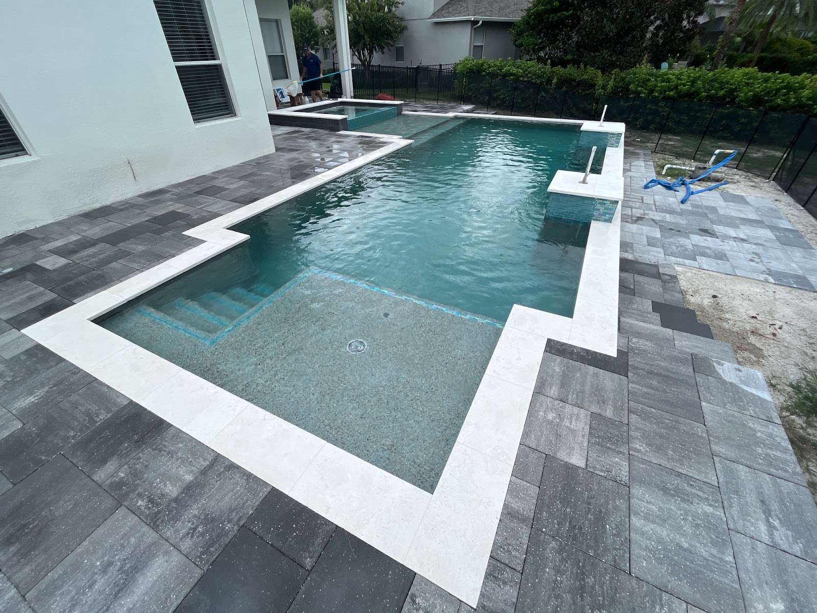 CollinsBuilt Pools residential pool project