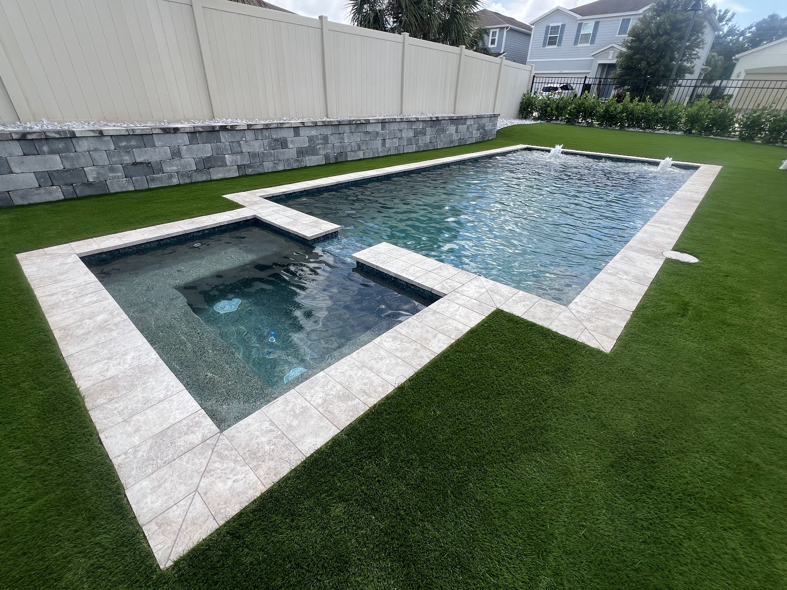 Dreamscapes Pools and Spas pool construction site photo