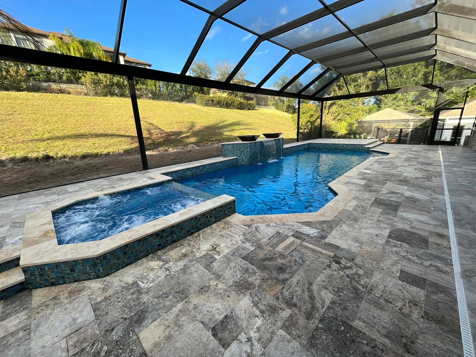 Dunota Pools completed pool and spa work