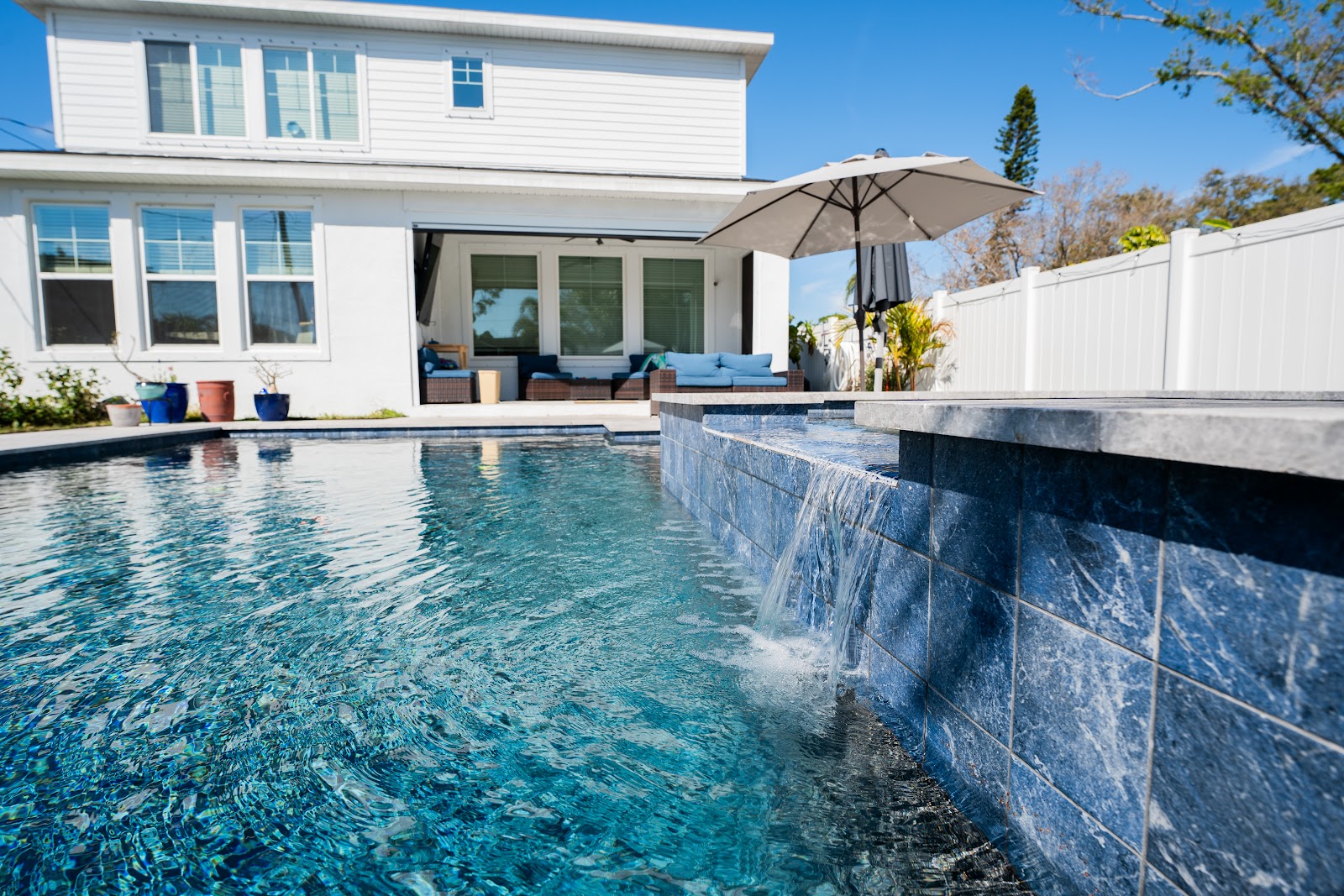 Dynasty Pools & Spa, Corp custom inground pool build