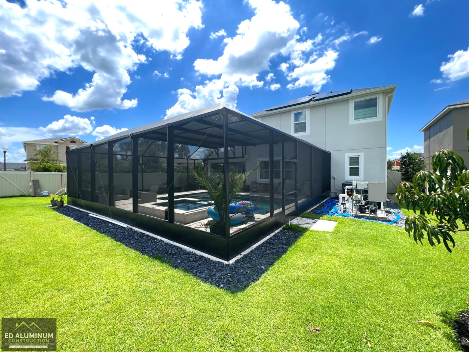 ED Aluminum Construction pool project — customer photo