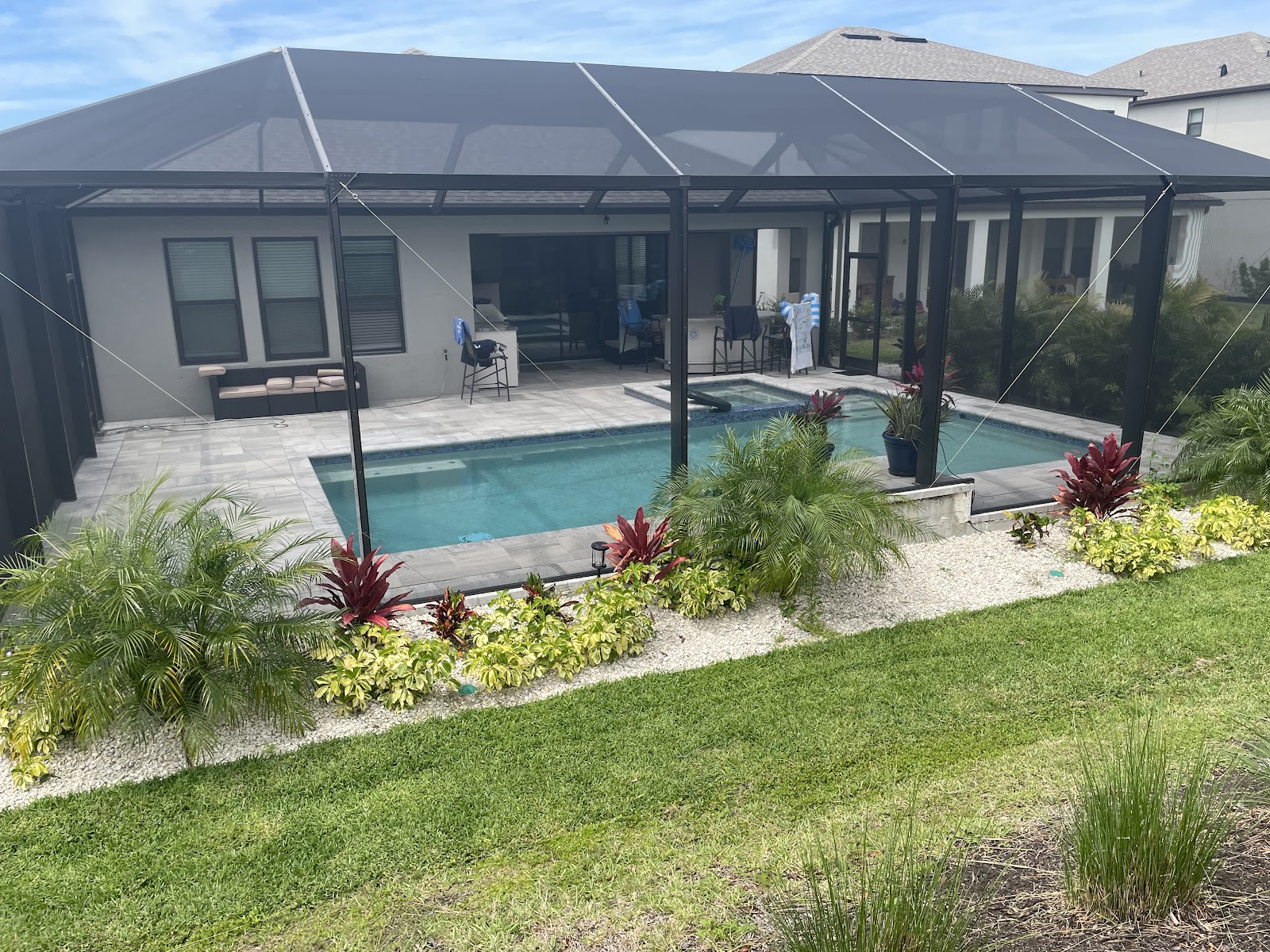 Fox Pools Inc completed pool and spa work