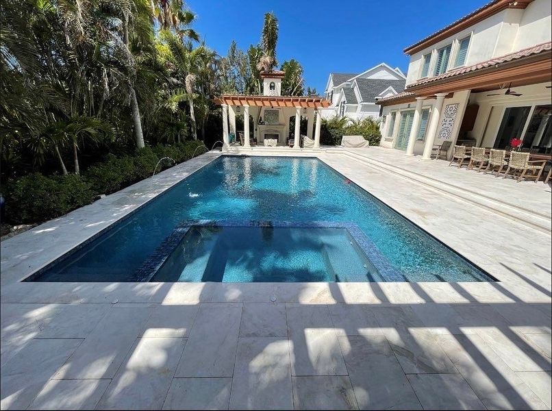 Fox Pools Inc outdoor pool installation