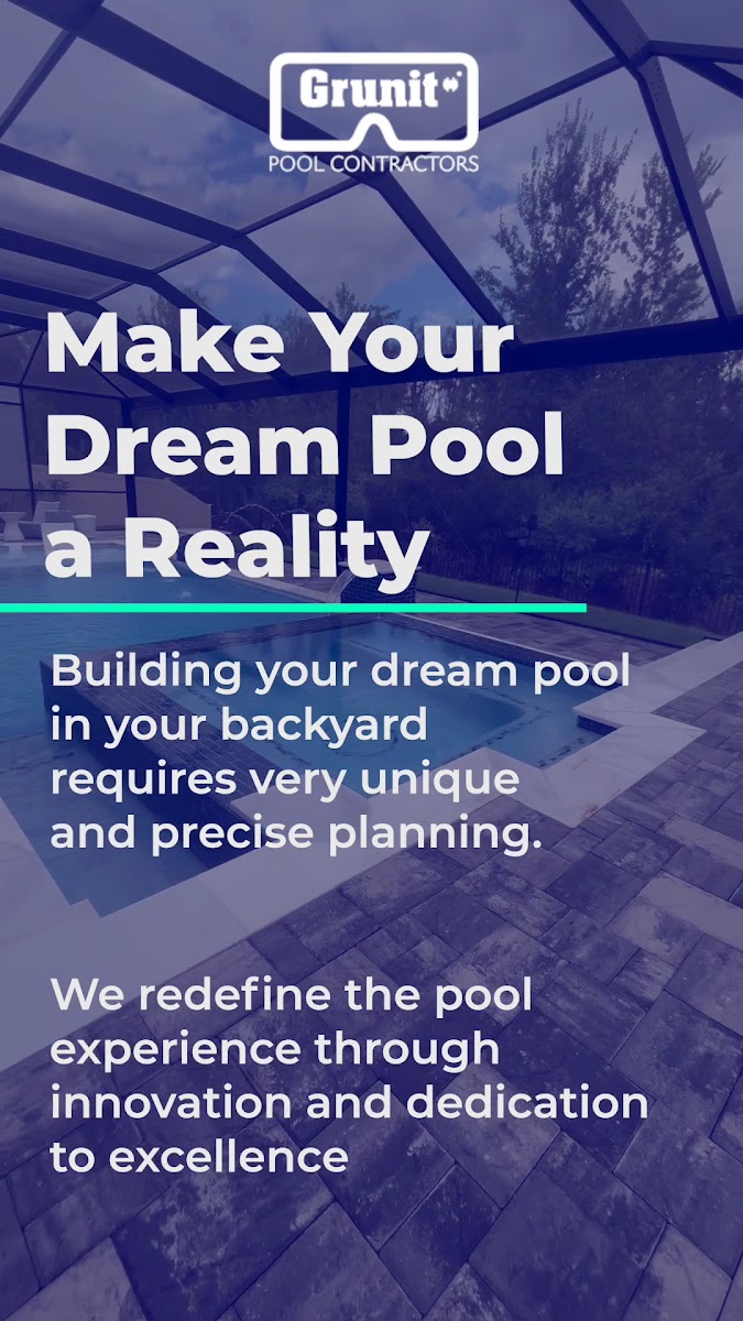 Grunit Pool Contractors swimming pool installation