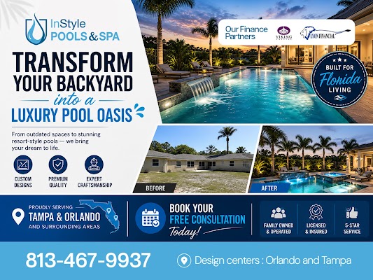 Instyle Pools & Spa Inc completed pool and spa work