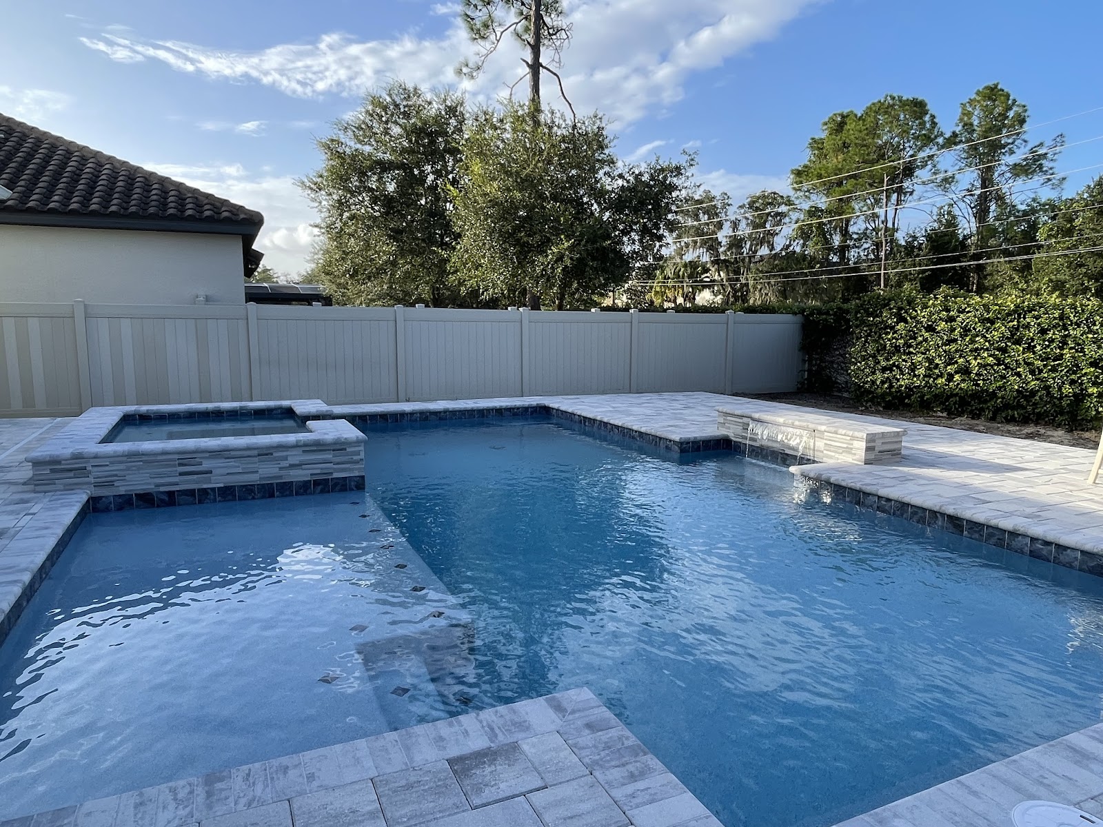 Kura Design Pools custom inground pool build