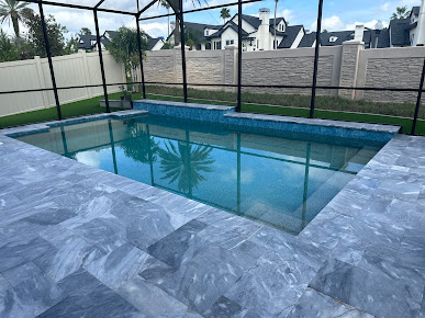 Larry Bowles Pools backyard pool build