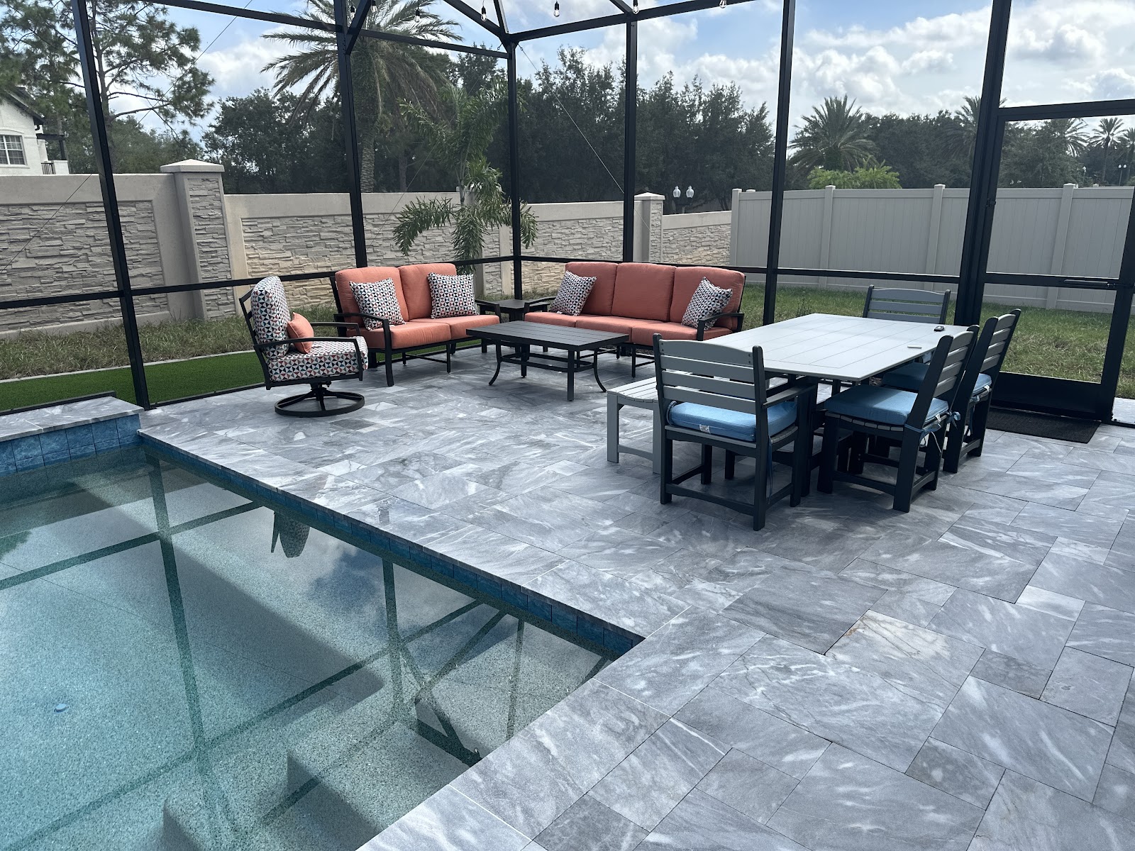 Larry Bowles Pools custom pool project in Florida