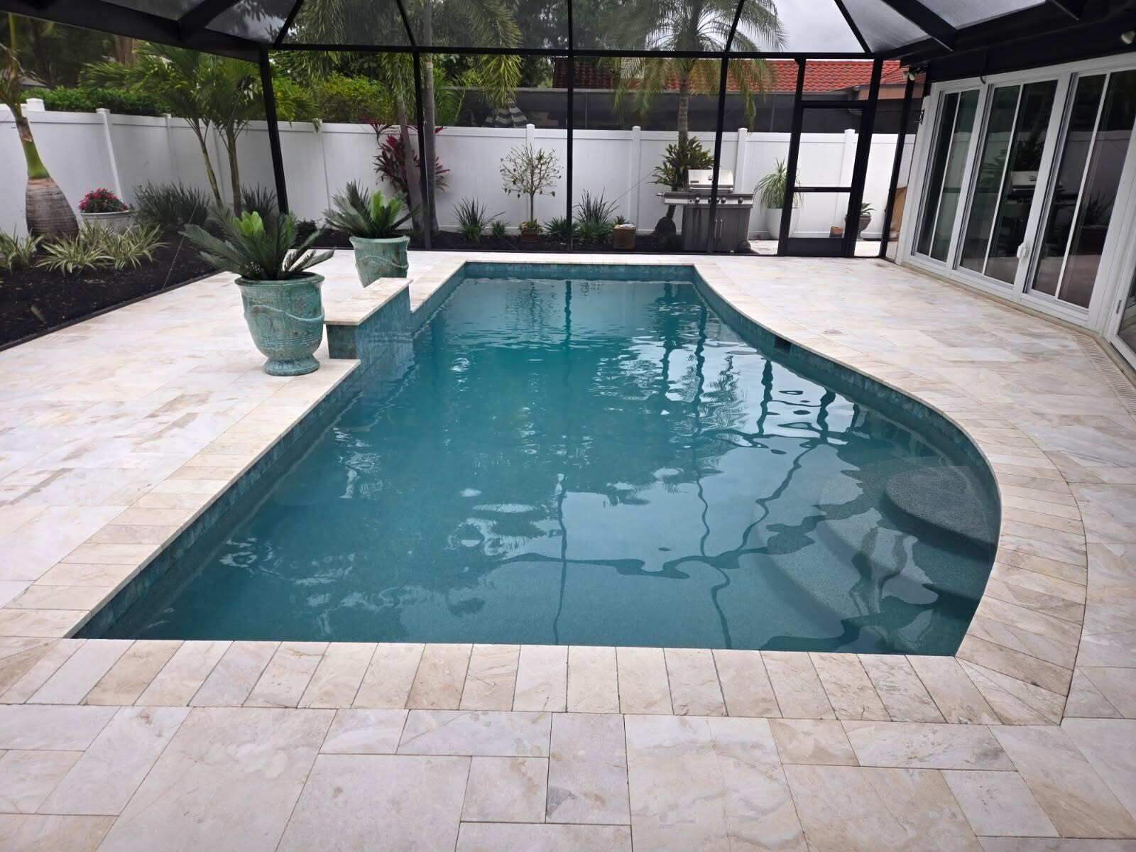 Larsen's Pool & Spa, LLC custom inground pool build