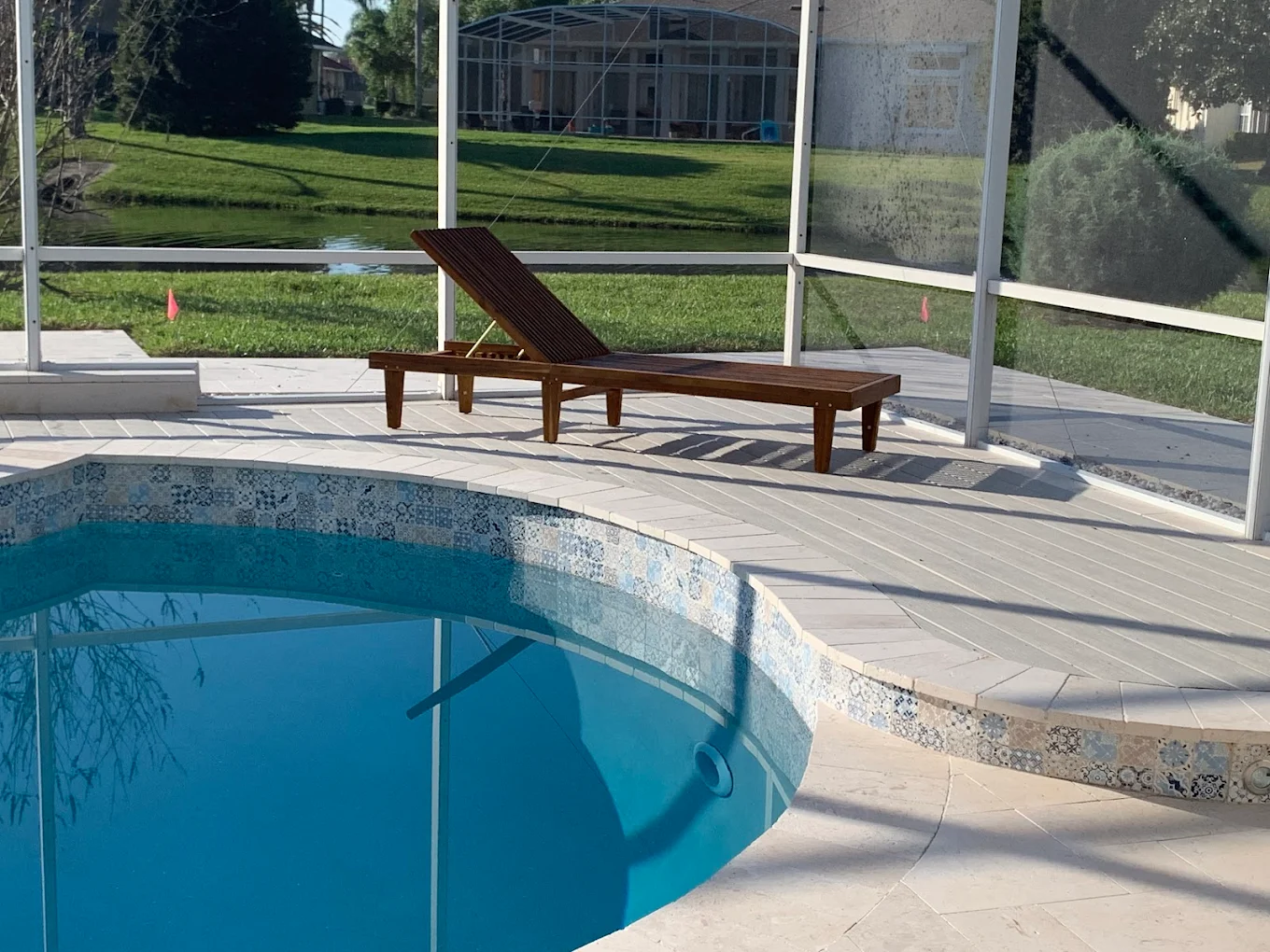 Leron Homes & Pools completed pool installation