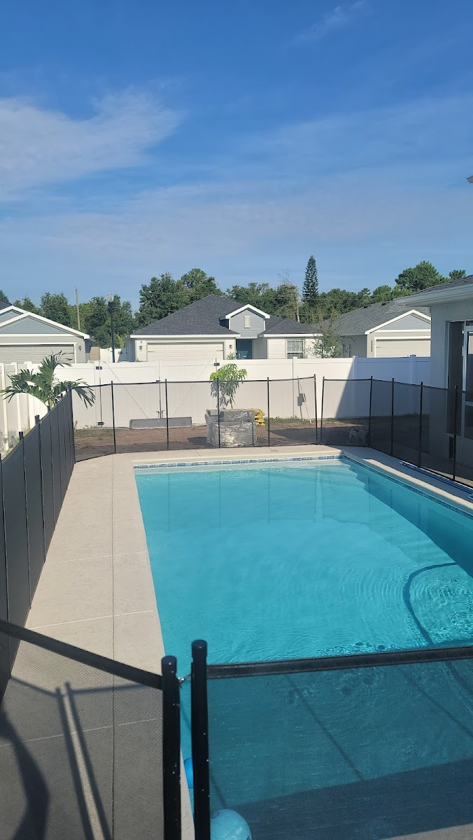 Osceola Aquatics Inc. custom inground pool build