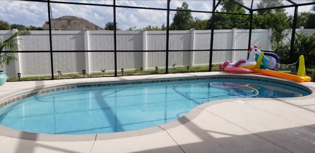 Osceola Aquatics Inc. completed pool and spa work