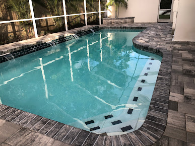 Polk County Pools custom inground pool build