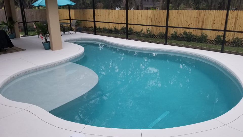 Polk County Pools pool project — customer photo