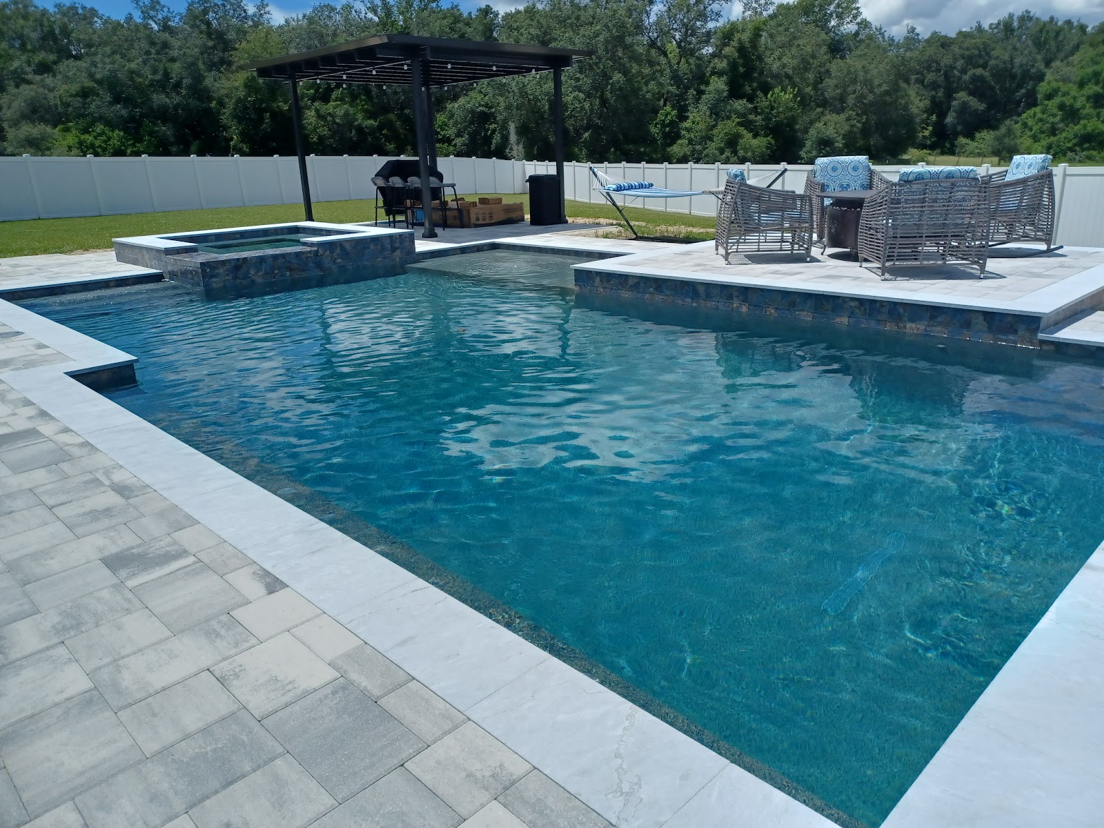 Pools By Bradley custom inground pool build