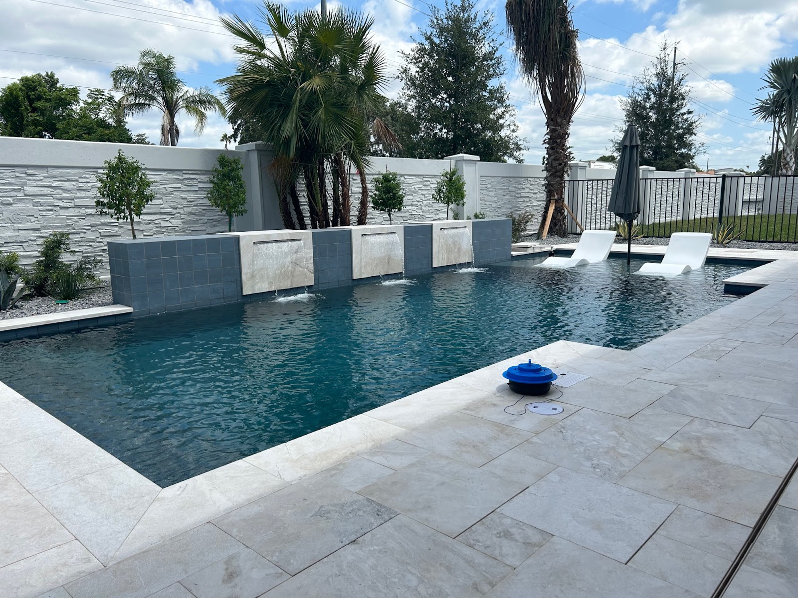 Signature Pools, Inc. custom inground pool build