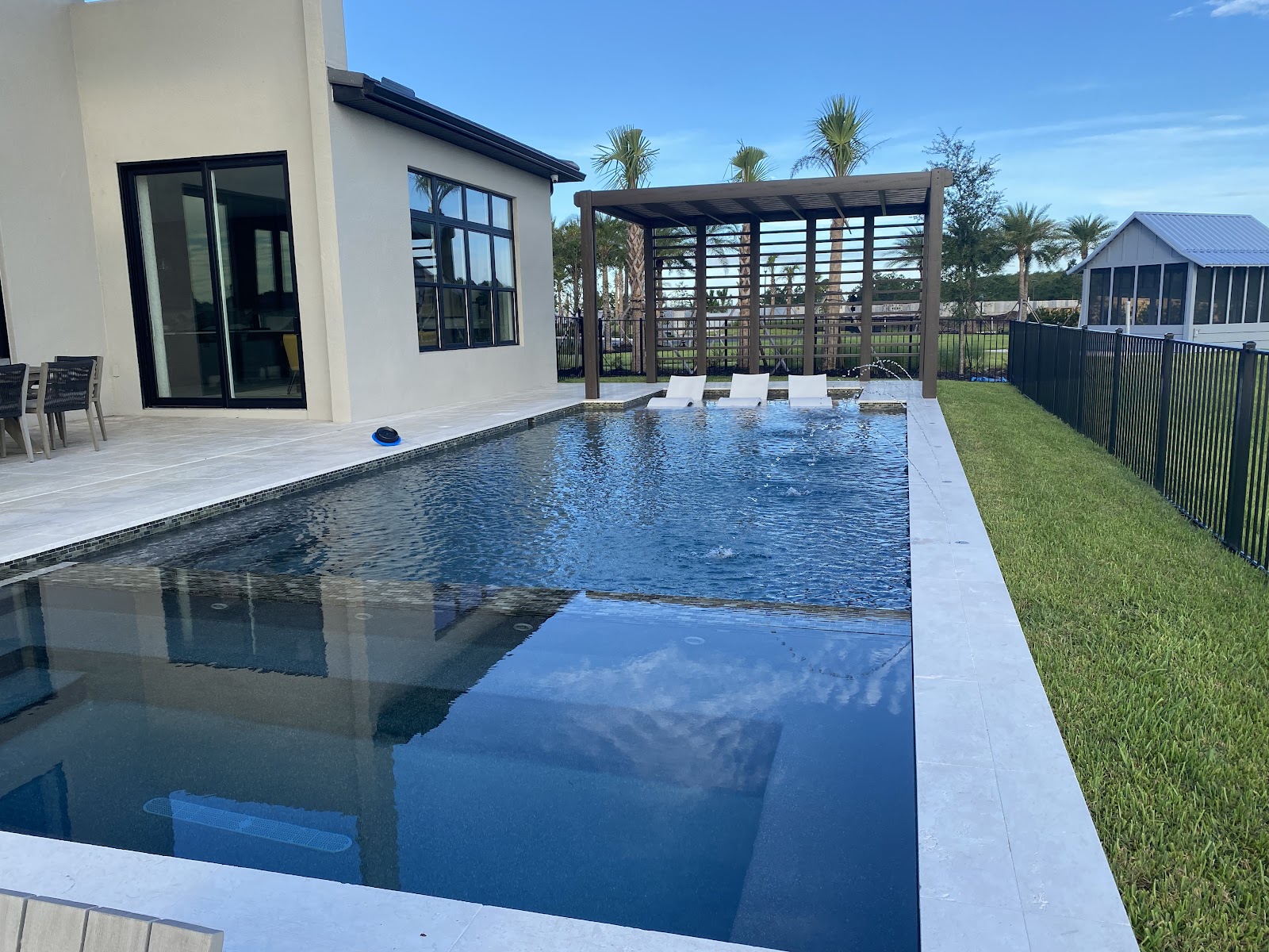 Signature Pools, Inc. pool project — customer photo