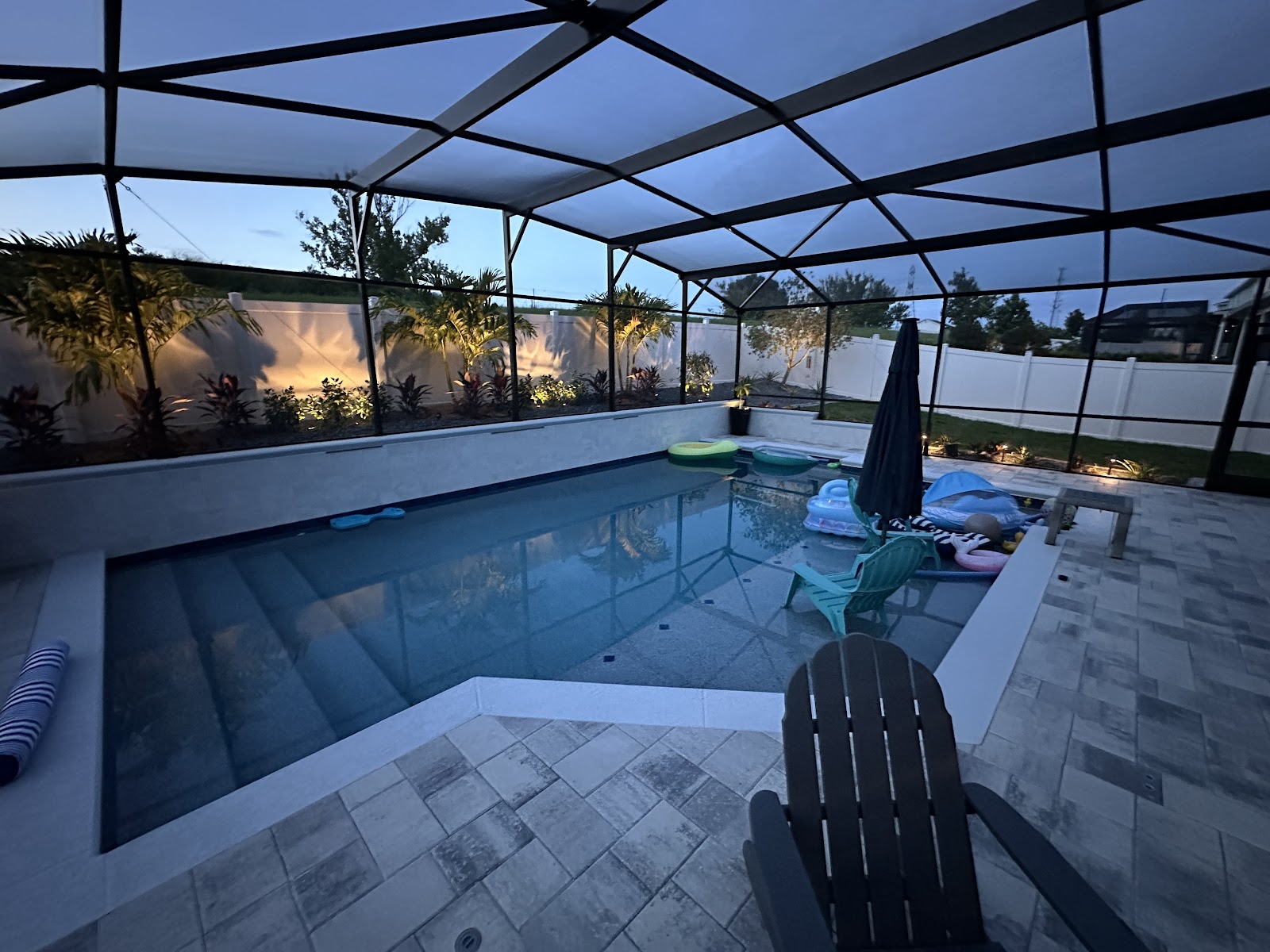 Southern Paradise Pools pool project — customer photo