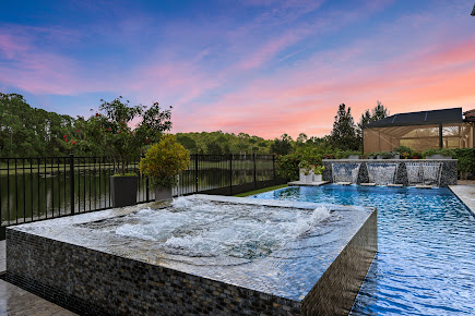 Thompson Pools & Spas pool construction site photo