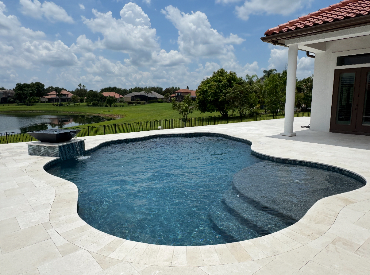 Water Creations, Inc Orlando and Central Florida Swimming Pool Builder pool project — customer photo